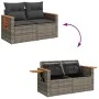 Set de sofás de jardín y cojines 8 piezas ratán sintético gris von , Gartensets - Ref: Foro24-3325994, Preis: 488,45 €, Rabat...