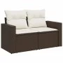 Juego de sofás de jardín 7 piezas con cojines ratán PE marrón by , Garden sets - Ref: Foro24-3326354, Price: 508,67 €, Discou...