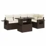 Set sofás de jardín 6 piezas y cojines ratán sintético marrón de , Conjuntos de jardín - Ref: Foro24-3326484, Precio: 466,29 ...