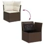 Set sofás de jardín 6 piezas y cojines ratán sintético marrón de , Conjuntos de jardín - Ref: Foro24-3326484, Precio: 466,29 ...