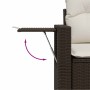 Set sofás de jardín 6 piezas y cojines ratán sintético marrón by , Garden sets - Ref: Foro24-3326484, Price: 464,18 €, Discou...