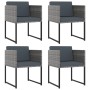 Gartenmöbel-Set, 9-teilig, mit grauen Polstern aus synthetischem Rattan von vidaXL, Gartensets - Ref: Foro24-313100, Preis: 4...