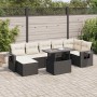 Set de sofás de jardín y cojines 8 piezas ratán sintético negro von , Gartensets - Ref: Foro24-3326517, Preis: 525,13 €, Raba...