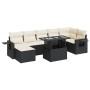 Set de sofás de jardín y cojines 8 piezas ratán sintético negro von , Gartensets - Ref: Foro24-3326517, Preis: 525,13 €, Raba...