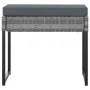 Set de muebles jardín 9 pzas con cojines ratán sintético gris by vidaXL, Garden sets - Ref: Foro24-313100, Price: 467,65 €, D...