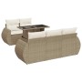 Juego de sofás jardín con cojines 6 pzas ratán sintético beige by , Garden sets - Ref: Foro24-3326569, Price: 553,36 €, Disco...