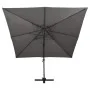 Ampelschirm mit Doppeldach Anthrazitgrau 300x300 cm von vidaXL, Sonnenschirme - Ref: Foro24-312372, Preis: 339,09 €, Rabatt: %