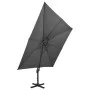 Ampelschirm mit Doppeldach Anthrazitgrau 300x300 cm von vidaXL, Sonnenschirme - Ref: Foro24-312372, Preis: 339,09 €, Rabatt: %