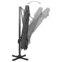 Cantilever umbrella with double roof anthracite gray 300x300 cm by vidaXL, Umbrellas - Ref: Foro24-312372, Price: 335,47 €, D...
