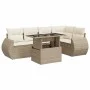 Juego de sofás jardín con cojines 6 pzas ratán sintético beige von , Gartensets - Ref: Foro24-3326639, Preis: 524,56 €, Rabat...