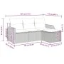 Set de sofás de jardín 4 pzas y cojines ratán sintético gris by , Garden sets - Ref: Foro24-3325556, Price: 274,19 €, Discoun...