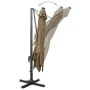 Cantilever umbrella with pole and taupe gray LED lights 300 cm by vidaXL, Umbrellas - Ref: Foro24-312347, Price: 198,22 €, Di...