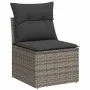 Set de sofás de jardín con cojines 9 pzas ratán sintético gris by , Garden sets - Ref: Foro24-3325646, Price: 554,68 €, Disco...