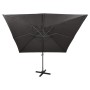 Cantilever parasol with pole and anthracite gray LED lights 300 cm by vidaXL, Umbrellas - Ref: Foro24-312346, Price: 267,05 €...