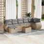 Set de sofás de jardín y cojines 8 piezas ratán sintético beige von , Gartensets - Ref: Foro24-3325853, Preis: 509,25 €, Raba...