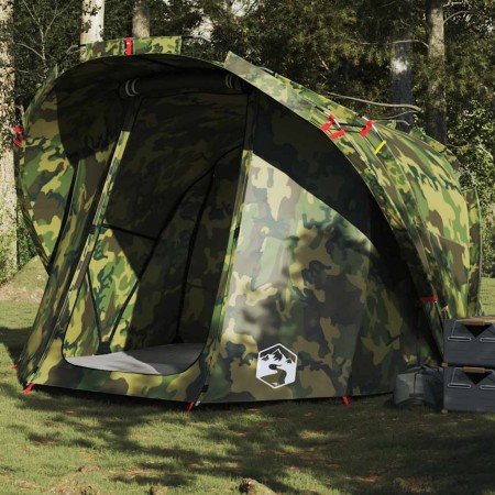 Tienda de pesca para 4 personas impermeable camuflaje de , Tiendas de campaña - Ref: Foro24-4009397, Precio: 126,48 €, Descue...