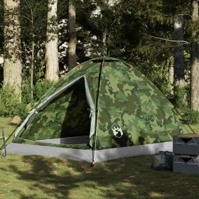 Tienda de campaña iglú para 4 personas impermeable camuflaje by , tents - Ref: Foro24-4009638, Price: 74,25 €, Discount: %