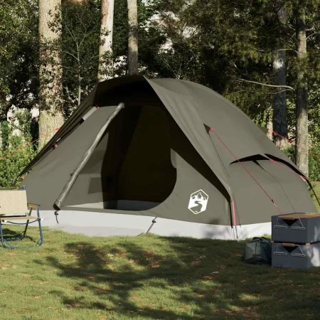 Tienda de campaña familiar iglú 6 personas impermeable marrón von , Zelte - Ref: Foro24-4009646, Preis: 117,47 €, Rabatt: %