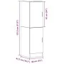 Mueble de cocina madera de ingeniería negro 38x41,5x131,5 cm by , Kitchen cabinets - Ref: Foro24-860113, Price: 91,20 €, Disc...