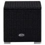 Garden loungers and table 3 pieces black synthetic rattan by vidaXL, Loungers - Ref: Foro24-3057668, Price: 304,99 €, Discoun...