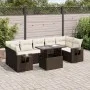 Set sofás de jardín 8 piezas y cojines ratán sintético marrón von , Gartensets - Ref: Foro24-3326444, Preis: 581,18 €, Rabatt: %