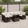 Set sofás de jardín 8 piezas y cojines ratán sintético marrón von , Gartensets - Ref: Foro24-3326444, Preis: 590,86 €, Rabatt: %