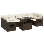 Set sofás de jardín 8 piezas y cojines ratán sintético marrón von , Gartensets - Ref: Foro24-3326444, Preis: 581,18 €, Rabatt: %