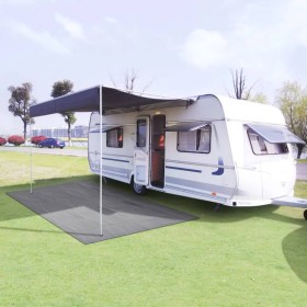 Light gray tent carpet 250x600 cm by vidaXL, Tent Accessories - Ref: Foro24-314747, Price: 60,34 €, Discount: %