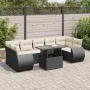 Set de sofás de jardín y cojines 8 piezas ratán sintético negro von , Gartensets - Ref: Foro24-3326597, Preis: 560,13 €, Raba...