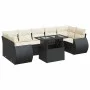 Set de sofás de jardín y cojines 8 piezas ratán sintético negro von , Gartensets - Ref: Foro24-3326597, Preis: 560,13 €, Raba...