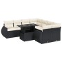 Set de sofás de jardín con cojines 9 pzas ratán sintético negro von , Gartensets - Ref: Foro24-3326607, Preis: 609,44 €, Raba...