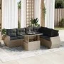 Set de sofás de jardín 7 pzas con cojines ratán sintético gris von , Gartensets - Ref: Foro24-3326651, Preis: 496,46 €, Rabat...