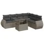 Set de sofás de jardín 7 pzas con cojines ratán sintético gris von , Gartensets - Ref: Foro24-3326651, Preis: 496,46 €, Rabat...