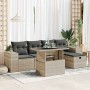 Set de sofás de jardín 6 pzas y cojines ratán sintético gris by , Garden sets - Ref: Foro24-3327932, Price: 442,41 €, Discoun...