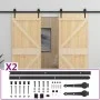Sliding door with solid pine wood fittings 100x210 cm by vidaXL, Doors - Ref: Foro24-3057596, Price: 429,15 €, Discount: %