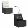 Set de sofás de jardín con cojines 9 pzas ratán sintético negro von , Gartensets - Ref: Foro24-3326687, Preis: 593,28 €, Raba...