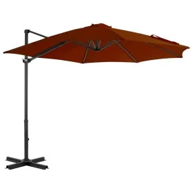 Freischwingender Sonnenschirm mit Aluminiummast terracotta 300 cm von vidaXL, Sonnenschirme - Ref: Foro24-312307, Preis: 143,...