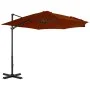 Cantilever umbrella with aluminum pole terracotta 300 cm by vidaXL, Umbrellas - Ref: Foro24-312307, Price: 143,31 €, Discount: %