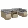 Juego de sofás jardín con cojines beige 10 pzas ratán sintético by , Garden sets - Ref: Foro24-3326700, Price: 764,87 €, Disc...