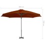 Cantilever umbrella with aluminum pole terracotta 300 cm by vidaXL, Umbrellas - Ref: Foro24-312307, Price: 145,37 €, Discount: %