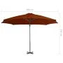 Cantilever umbrella with aluminum pole terracotta 300 cm by vidaXL, Umbrellas - Ref: Foro24-312307, Price: 143,31 €, Discount: %
