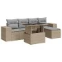 Juego de sofás jardín con cojines 6 pzas ratán sintético beige von , Gartensets - Ref: Foro24-3326780, Preis: 453,97 €, Rabat...