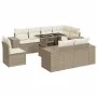 Set de sofás de jardín con cojines 9 pzas ratán sintético beige by , Garden sets - Ref: Foro24-3326819, Price: 775,65 €, Disc...