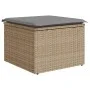 Set de sofás de jardín con cojines 9 pzas ratán sintético beige by , Garden sets - Ref: Foro24-3326850, Price: 632,02 €, Disc...