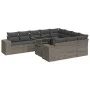 Set de sofás de jardín 11 pzas y cojines ratán sintético gris by , Garden sets - Ref: Foro24-3326871, Price: 773,71 €, Discou...