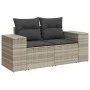 Set de sofás de jardín 11 pzas y cojines ratán sintético gris by , Garden sets - Ref: Foro24-3326873, Price: 899,19 €, Discou...