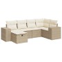 Juego de sofás jardín con cojines 6 pzas ratán sintético beige de , Conjuntos de jardín - Ref: Foro24-3325684, Precio: 497,03...