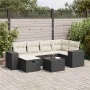 Set de sofás de jardín 7 pzas con cojines ratán sintético negro by , Garden sets - Ref: Foro24-3325692, Price: 445,81 €, Disc...