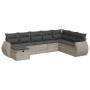 Set de sofás de jardín 8 pzas y cojines ratán sintético gris von , Gartensets - Ref: Foro24-3325638, Preis: 552,90 €, Rabatt: %