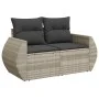 Set de sofás de jardín 8 pzas y cojines ratán sintético gris von , Gartensets - Ref: Foro24-3325638, Preis: 574,34 €, Rabatt: %